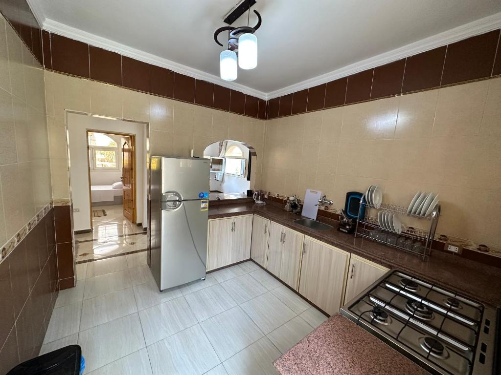 Kuchyň nebo kuchyňský kout v ubytování Beit Tolba