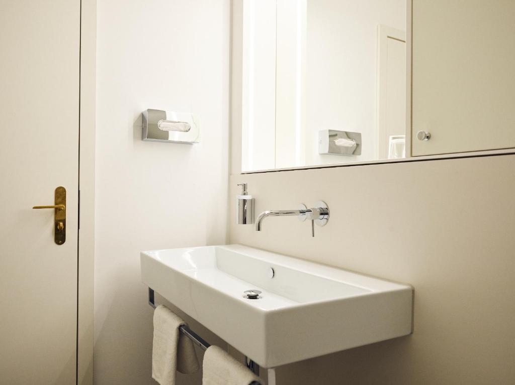 Koupelna v ubytování Hotel Lindenufer
