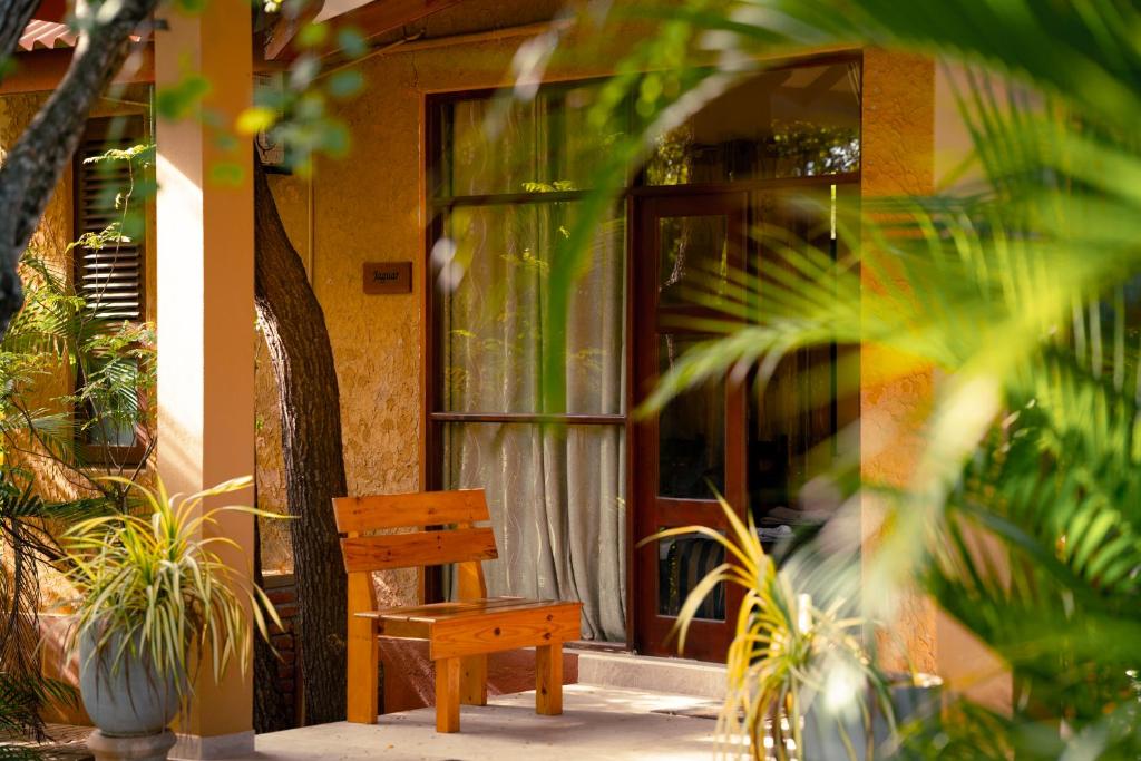 Zahrada ubytování Safari Lodge Yala