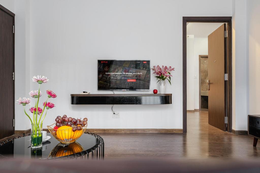 TV a/nebo společenská místnost v ubytování TTR Moonstone Apart Hotel
