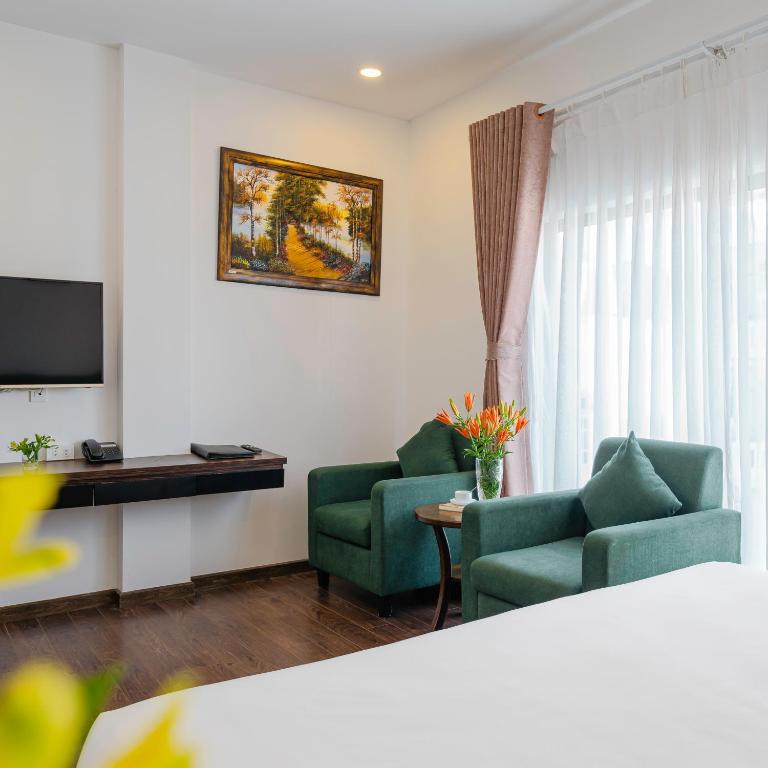 TV a/nebo společenská místnost v ubytování TTR Moonstone Apart Hotel