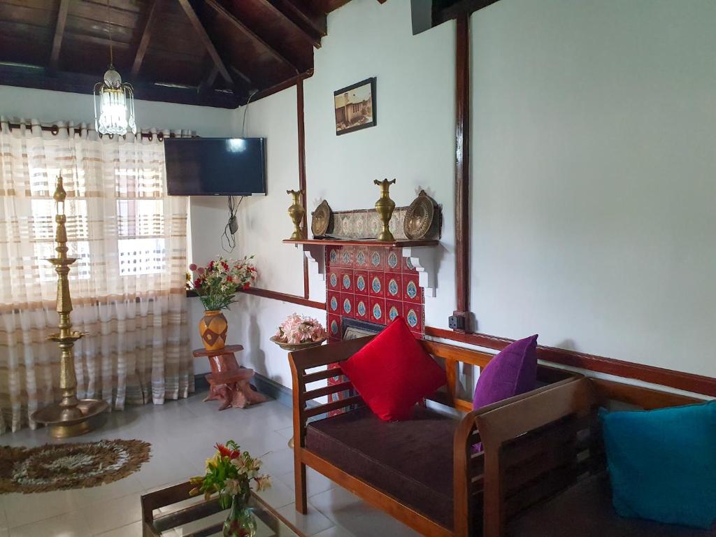 Posezení v ubytování Ruchi House