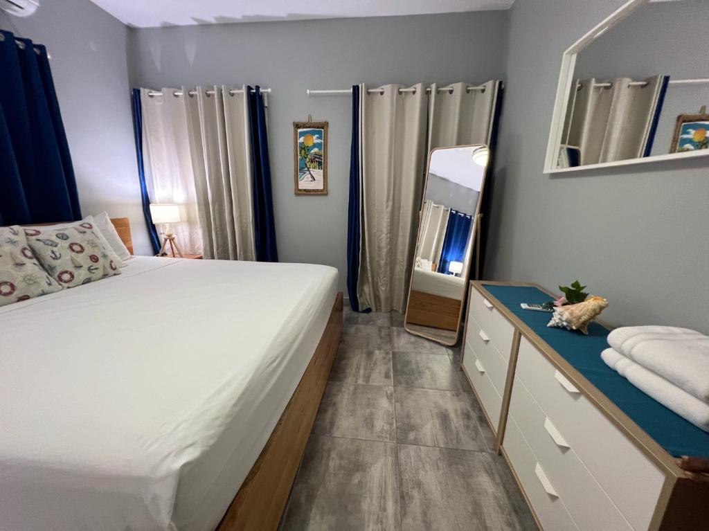 Postel nebo postele na pokoji v ubytování Casa Lambí