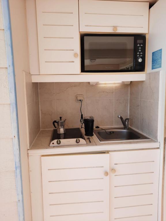 Köök või kööginurk majutusasutuses Studio de rêve dans un village de vacances - Salle de bain rénovée 2024 - Clim rénovée 2025