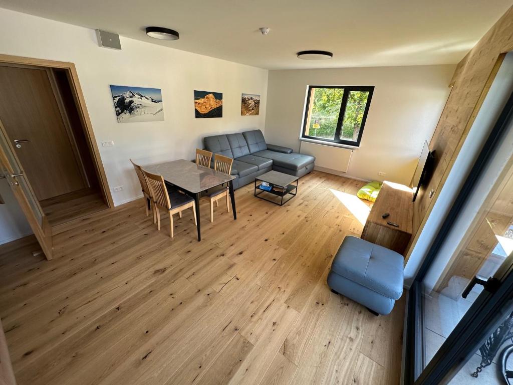 Posezení v ubytování Apartmán Ski & Bike - Protěž