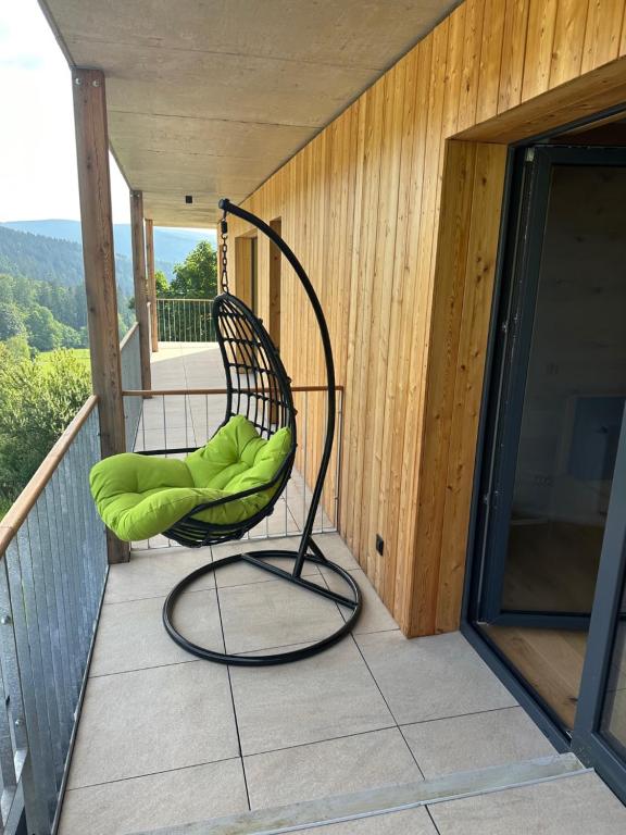 Balkón nebo terasa v ubytování Apartmán Ski & Bike - Protěž
