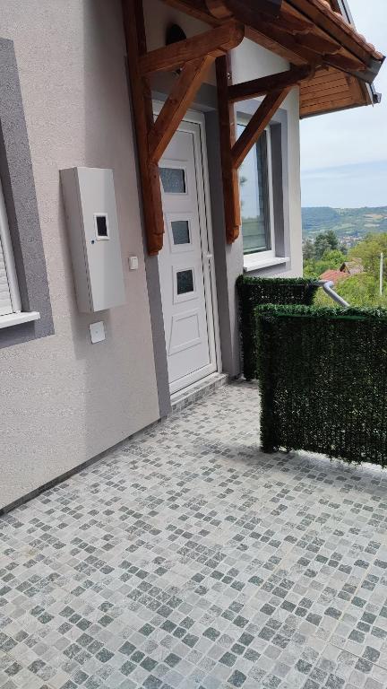 Balkón nebo terasa v ubytování Apartman Bogdanovic