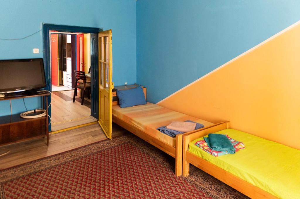 Postel nebo postele na pokoji v ubytování Vracar Affordable Suites - Vracar Povoljni Stanovi