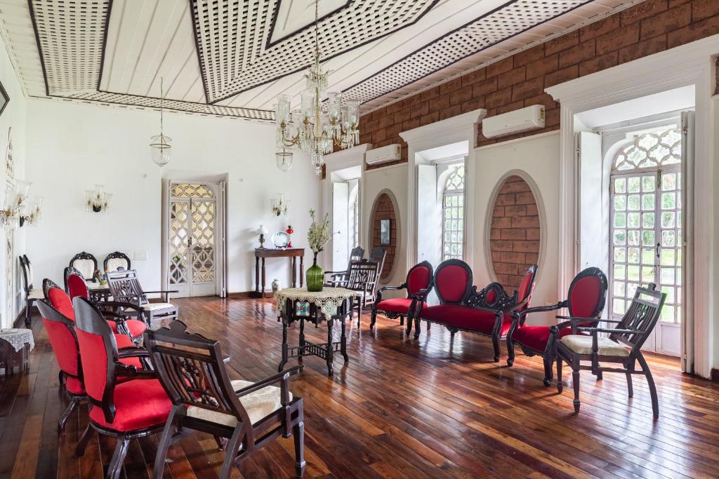 Posezení v ubytování Silva Heritage Resort Goa