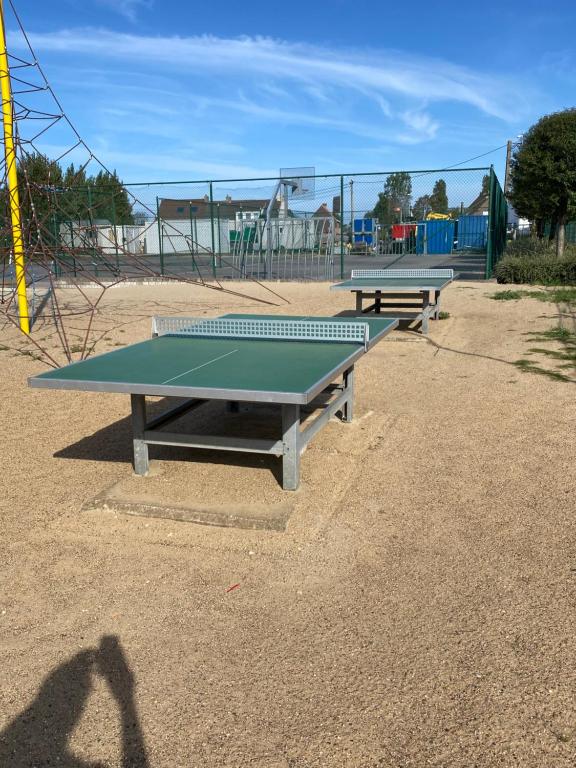 Stolní tenis v ubytování Stacaravan Middelkerke nebo okolí
