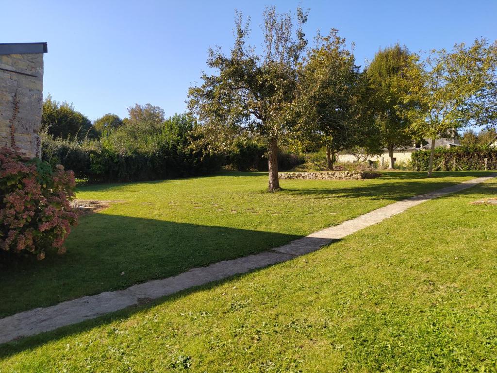 Zahrada ubytování CAP MANVIEUX Gîtes