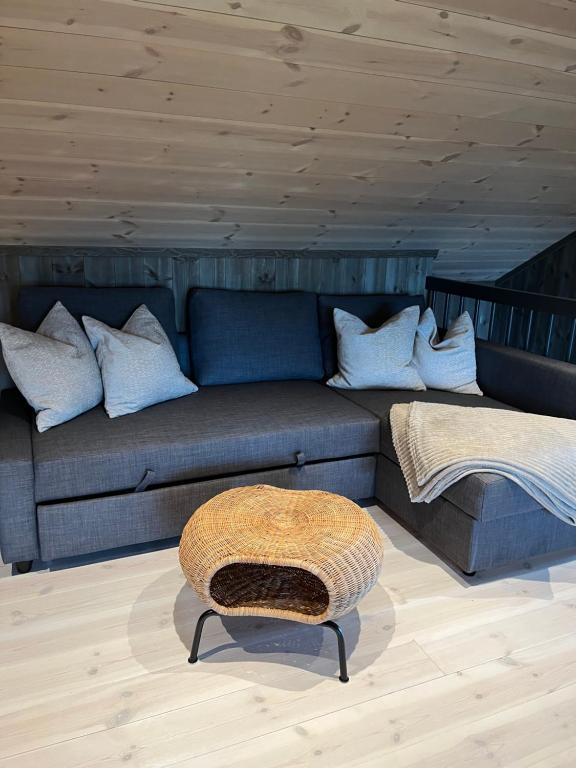 Posezení v ubytování Polaren by Norgesbooking - cabin with amazing view