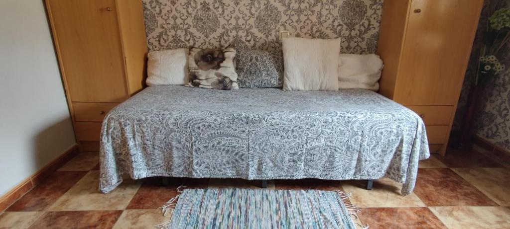 Postel nebo postele na pokoji v ubytování Habitación en Ocaña