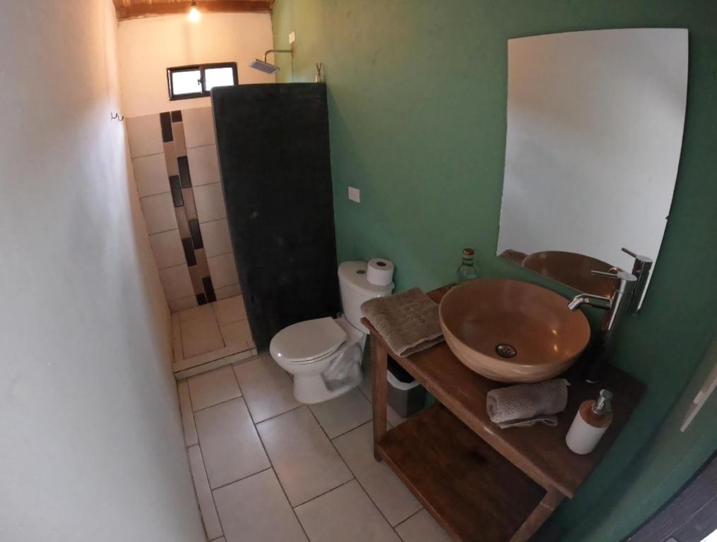 Koupelna v ubytování Casa Matilda - Palomino
