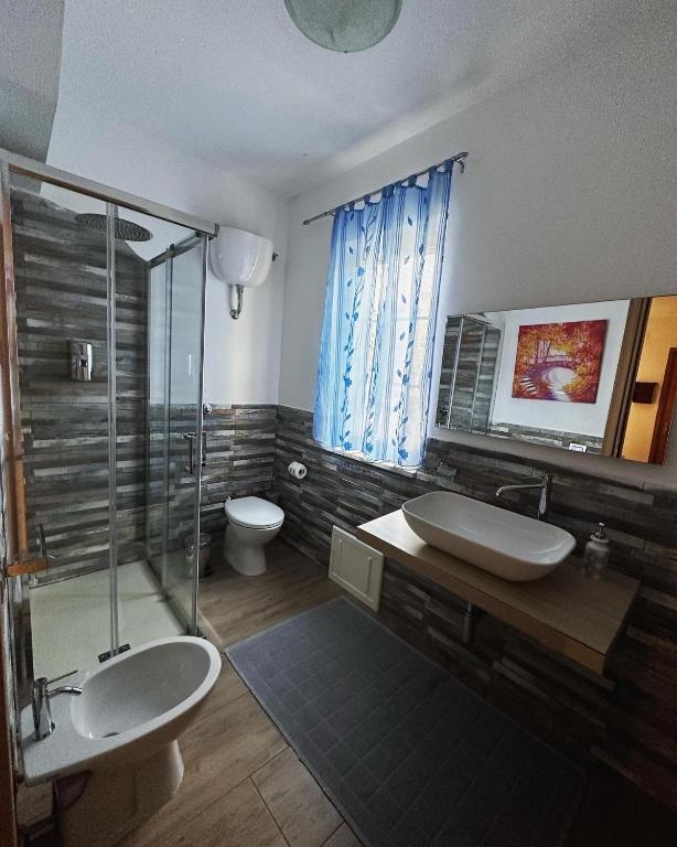 Koupelna v ubytování Beppo's B&B