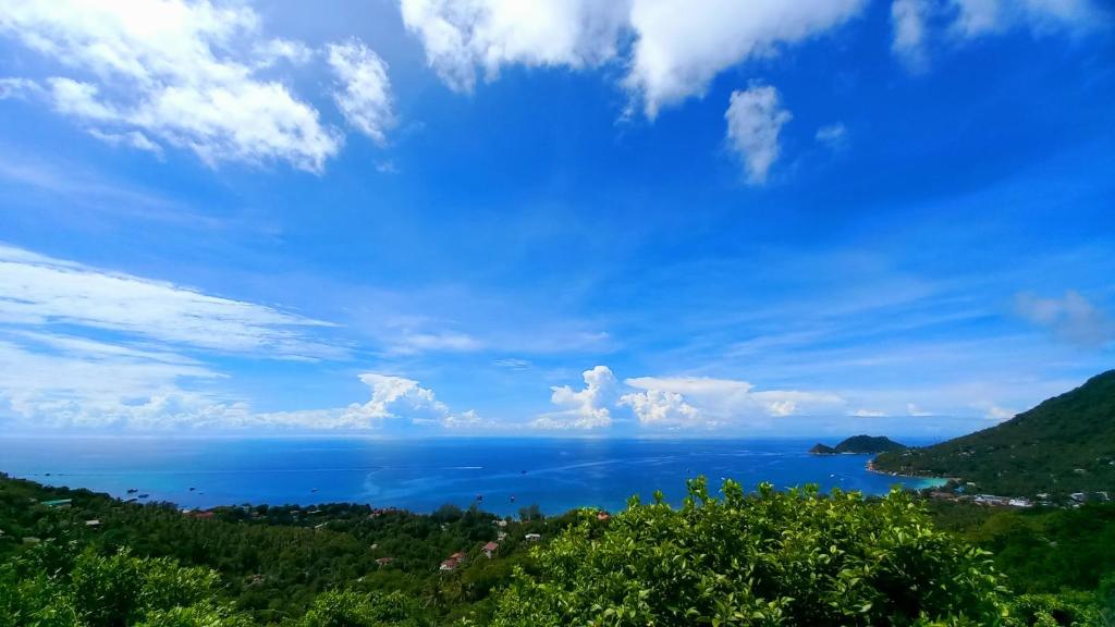 Paesaggio naturale nelle vicinanze della villa