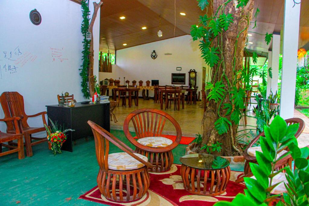 Restaurace v ubytování Sigiri Nisala Villa