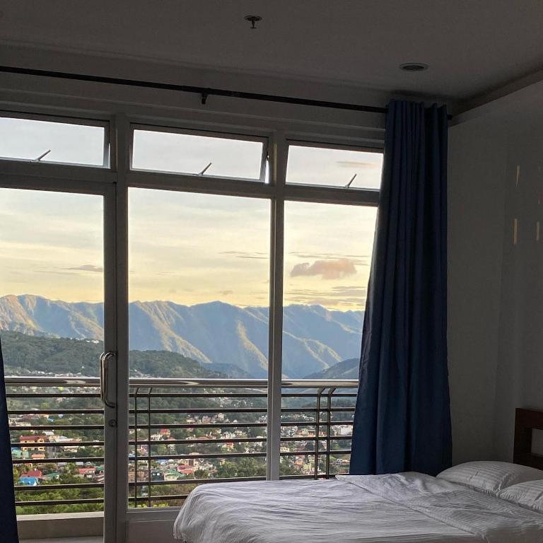 Nespecifikovaný výhled na hory nebo výhled na hory při pohledu z bed and breakfast