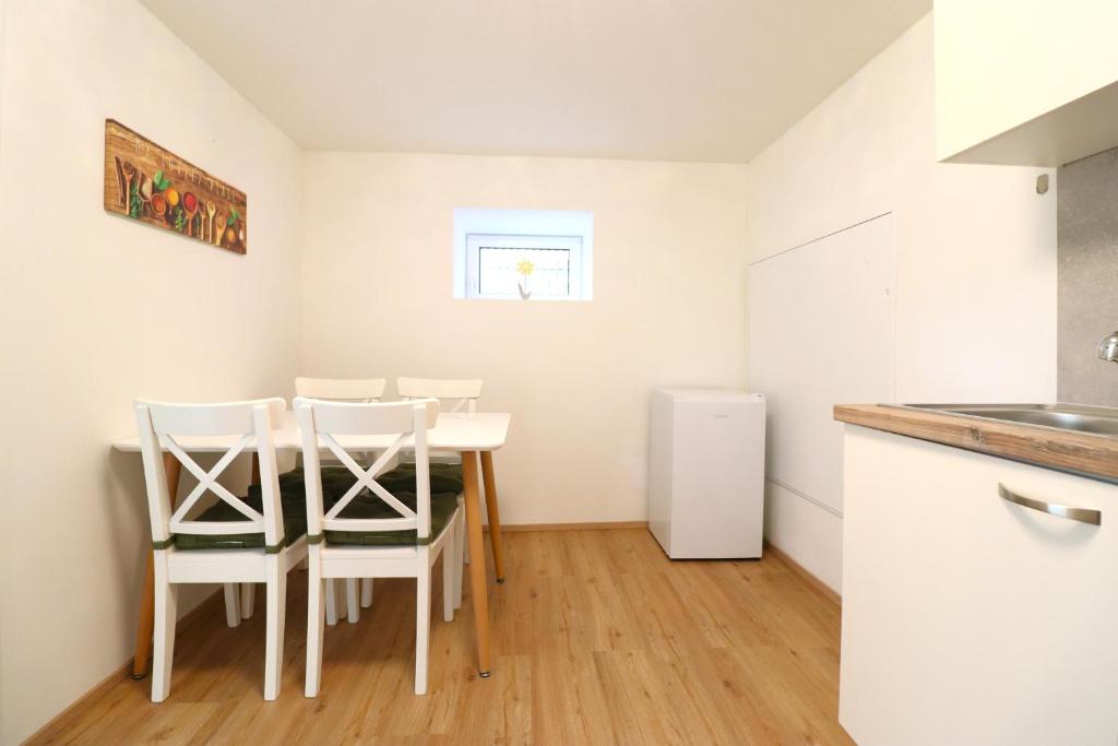 Kuchyň nebo kuchyňský kout v ubytování Montfort Apartments - Feldkirch