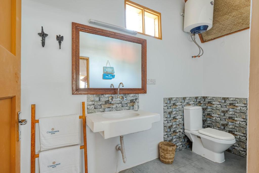 Koupelna v ubytování Cinnamon Hotel