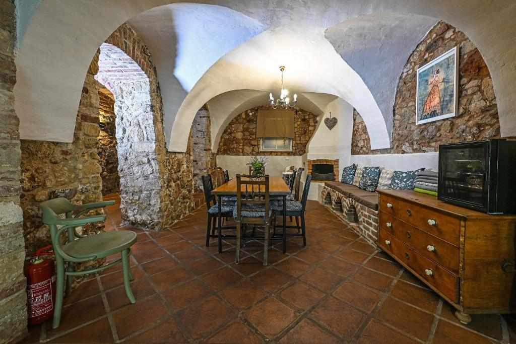 Kuchyň nebo kuchyňský kout v ubytování Boutique Apartman Mikulov