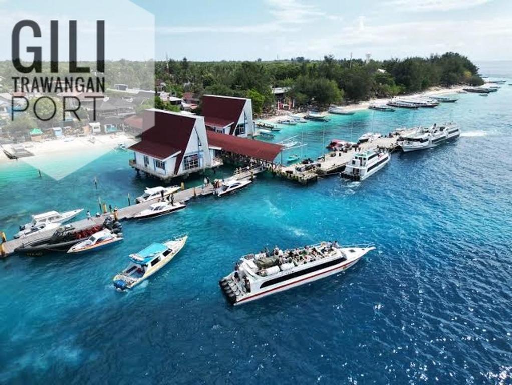 Landskap semula jadi dekat dengan bot ini