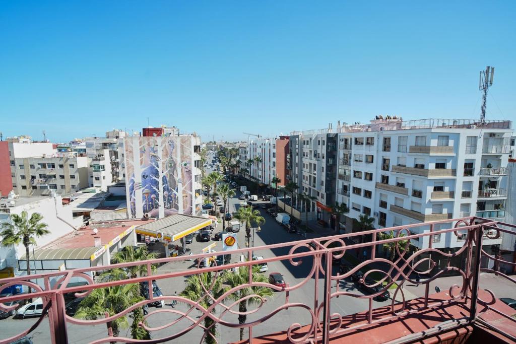 Nespecifikovaný výhled na destinaci Rabat nebo výhled na město při pohledu z hotelu