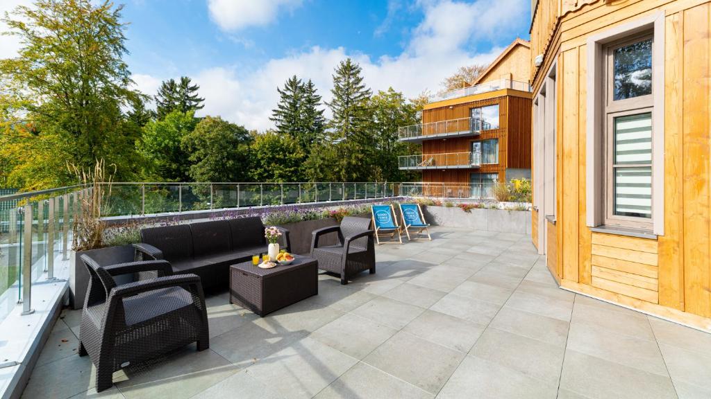 Balkón nebo terasa v ubytování Apartamenty Good Time - Stone Hill III