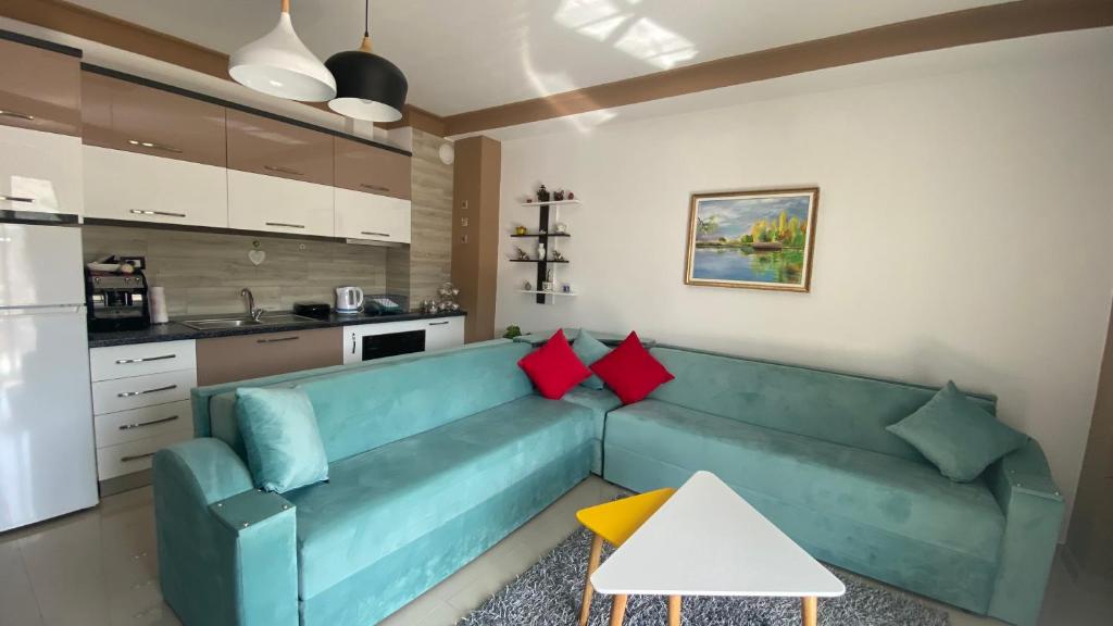 Kuchyň nebo kuchyňský kout v ubytování Guest's Apartament