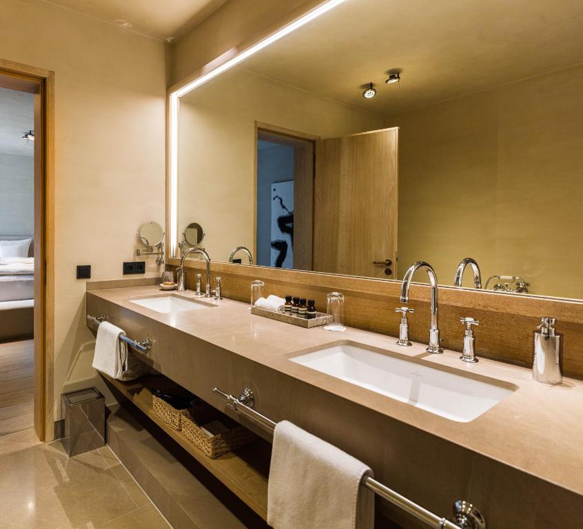 Koupelna v ubytování Hotel PURS