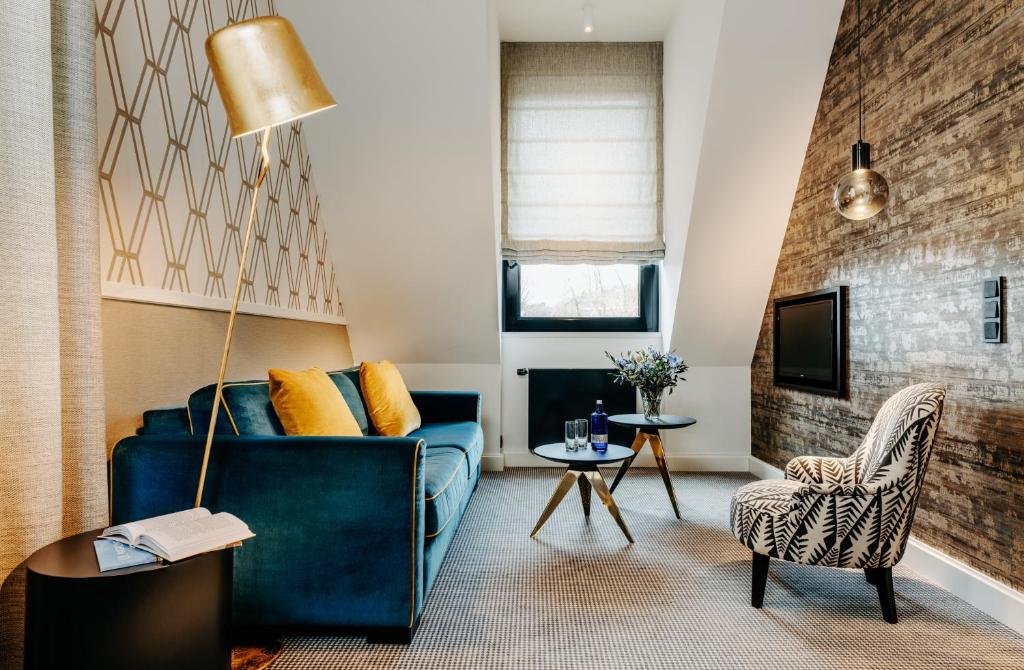 Posezení v ubytování Hotel am Ochsentor