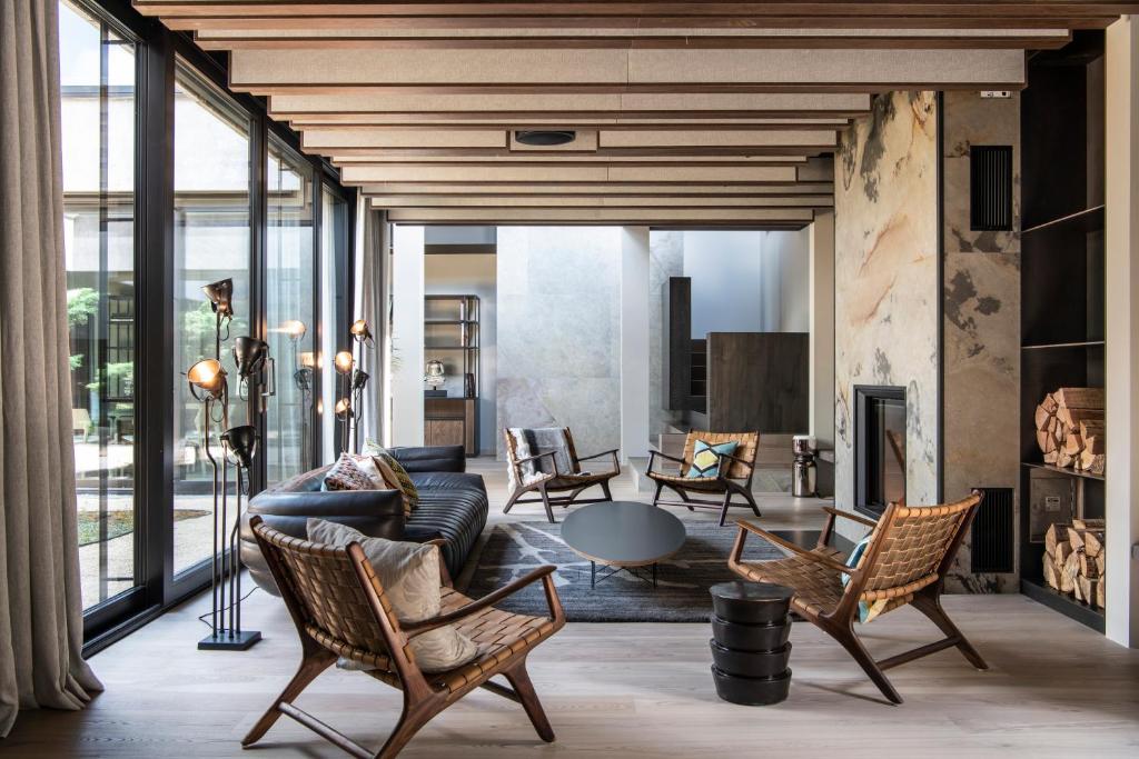 Posezení v ubytování Hotel am Ochsentor