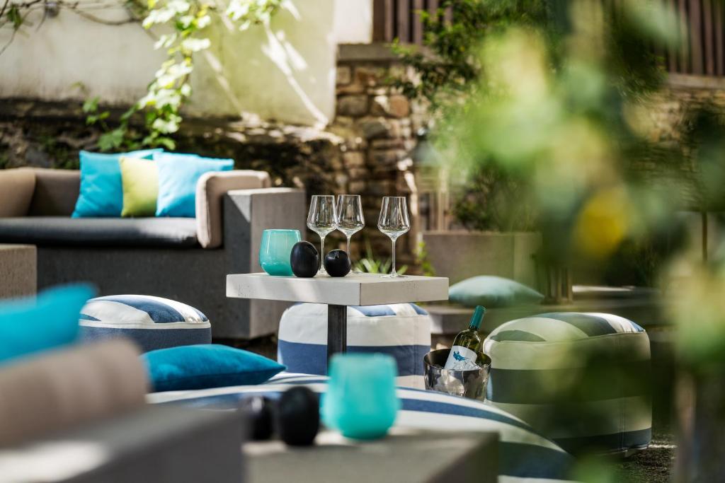 Posezení v ubytování Hotel am Ochsentor