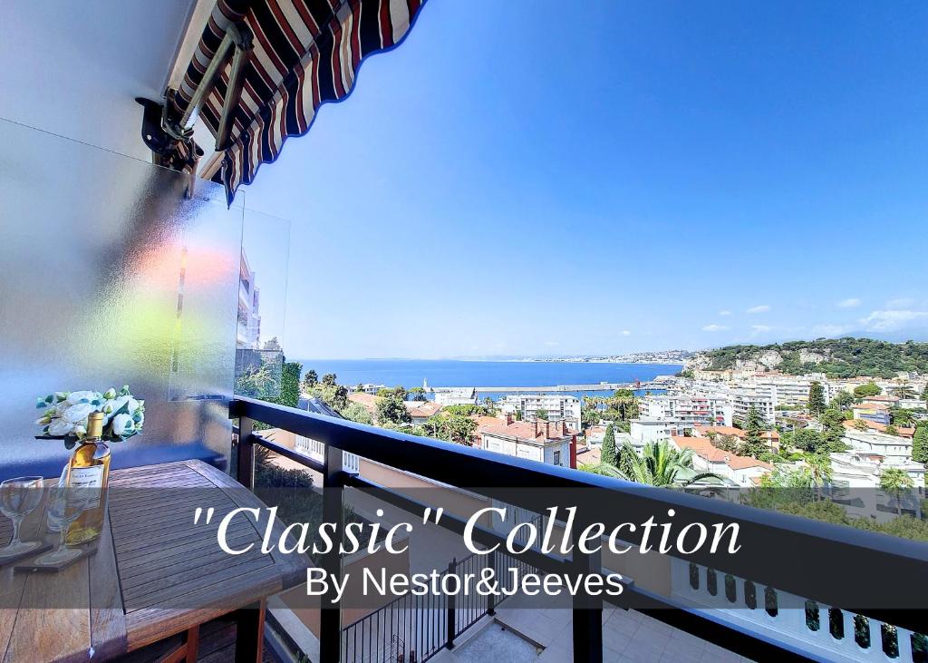 balcone con vista sull'oceano di Nestor&Jeeves - HUBLOT TERRASSE - Sea view - swimming pool a Nizza