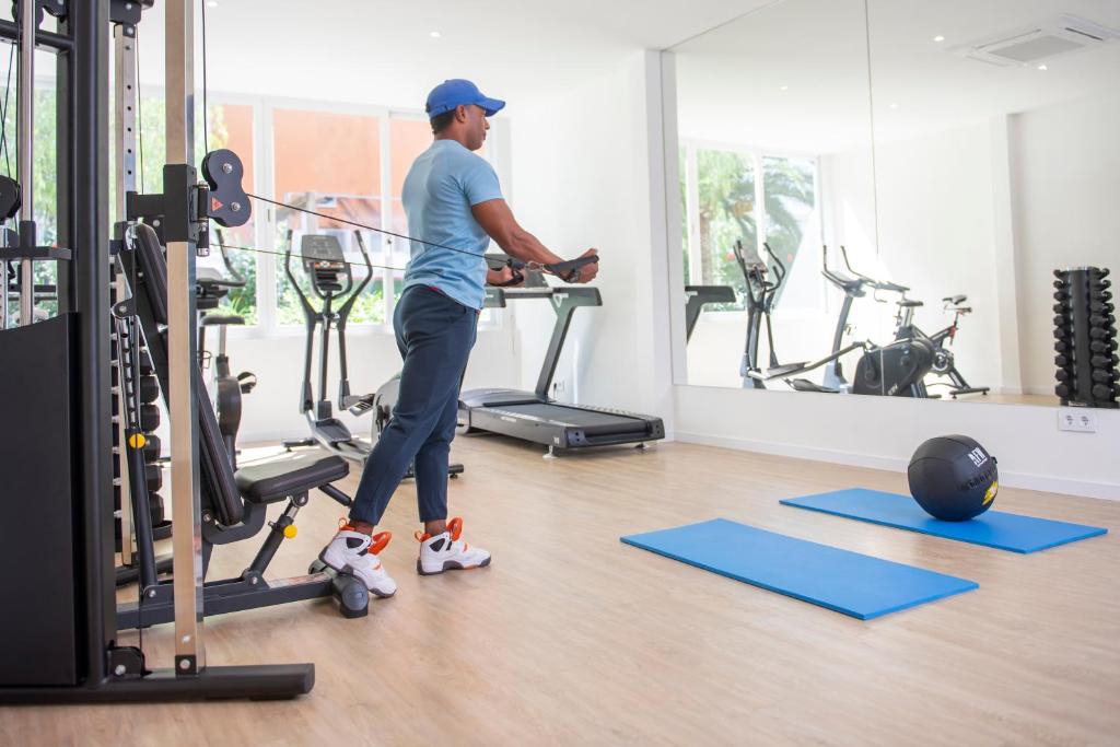 Fitness centrum a/nebo fitness zařízení v ubytování HSM Atlantic Park