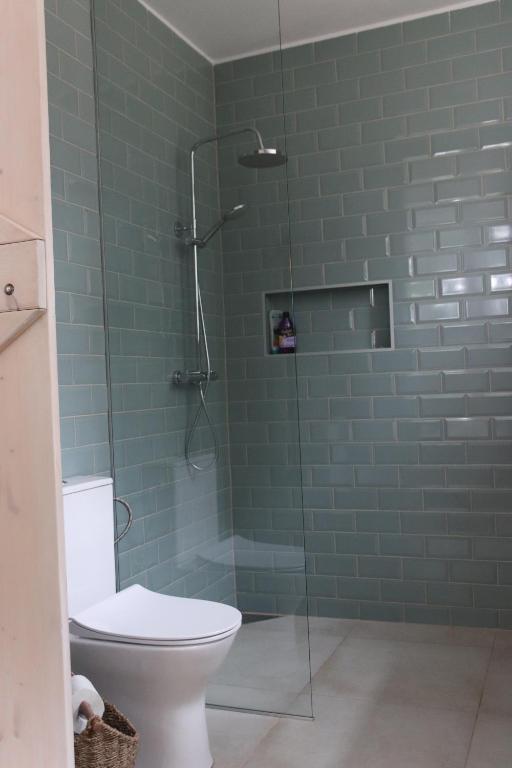 Koupelna v ubytování Apartmán MEZI DUBY