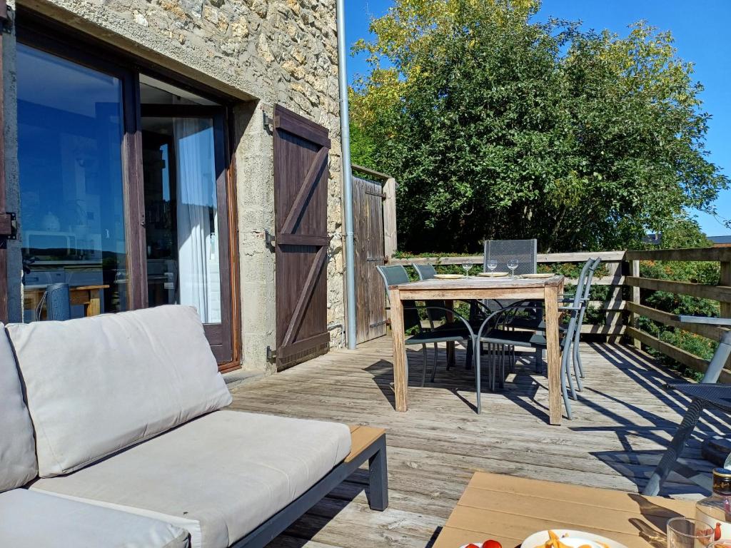 Posezení v ubytování Maison d'Engon charme nature