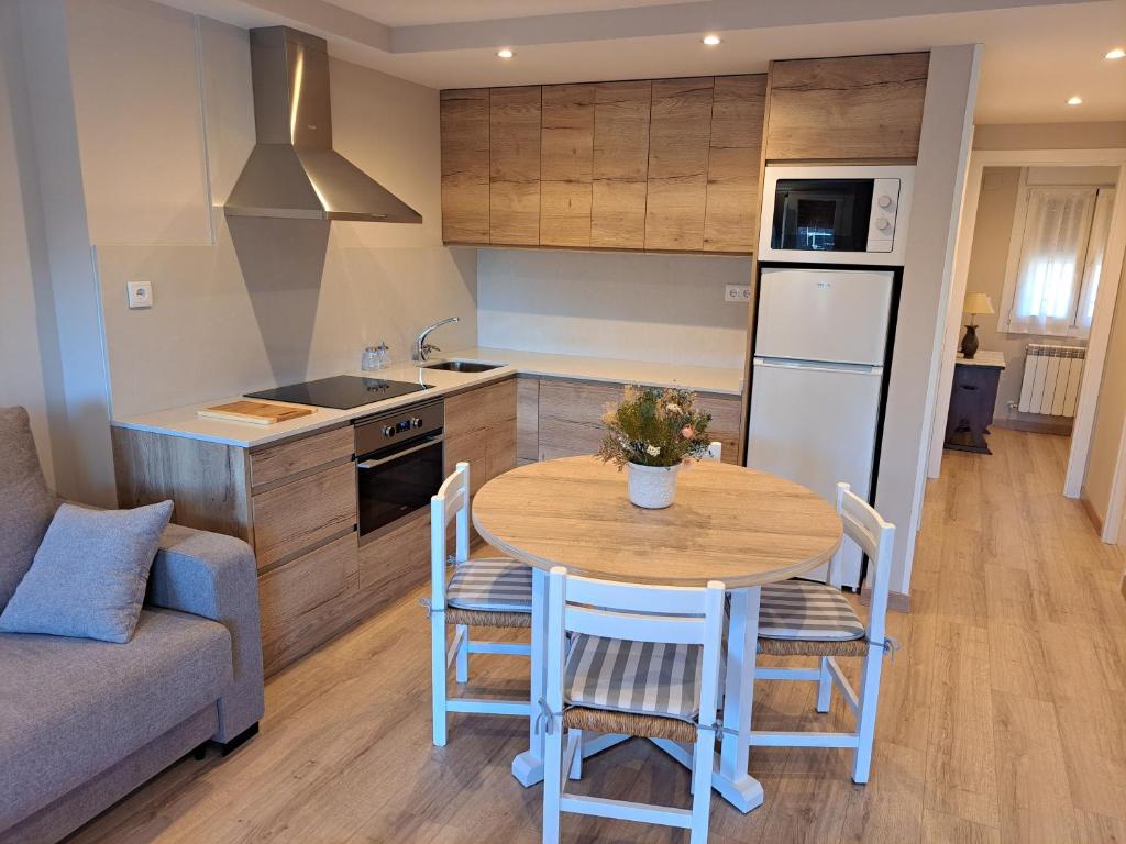Kuchyň nebo kuchyňský kout v ubytování APARTAMENTO CASA COTI