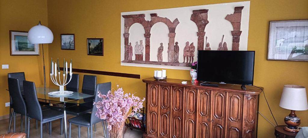 Telewizja i/lub zestaw kina domowego w obiekcie Riviera 34