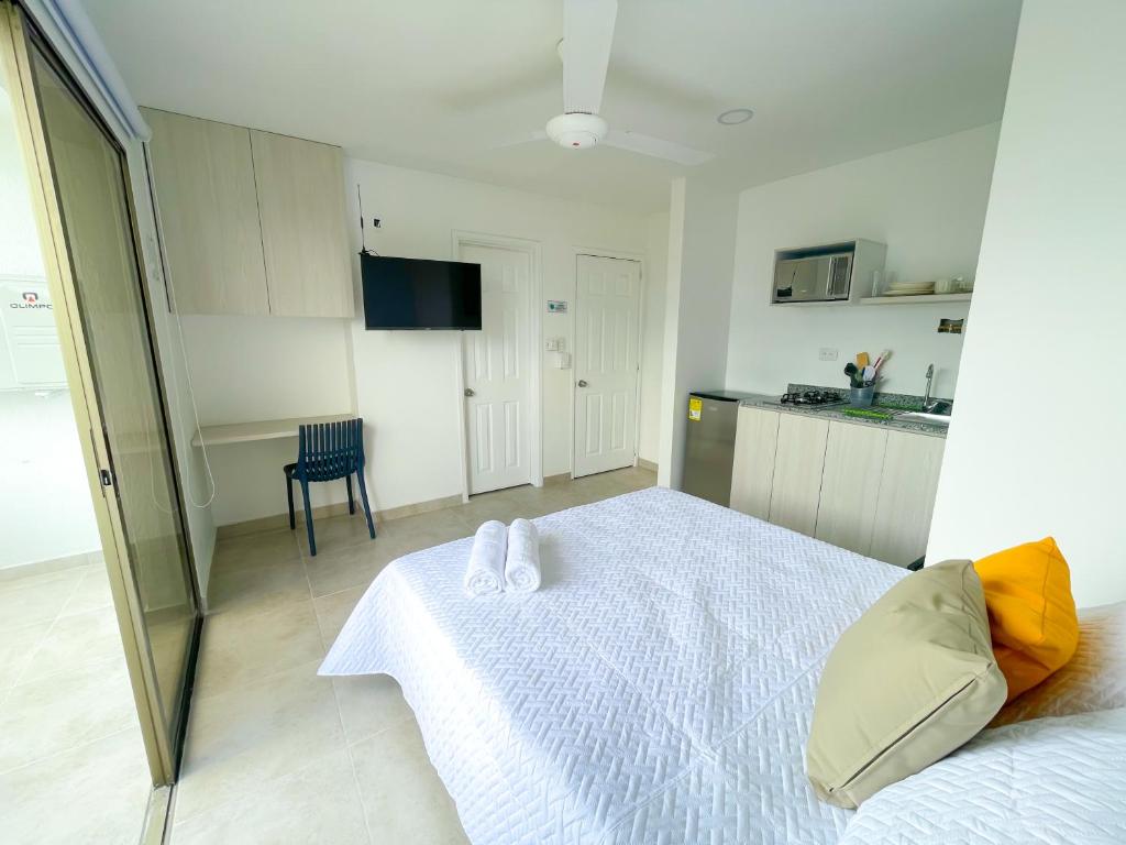 Magico Apartaestudio con Piscina 1 Habitacion PR56B