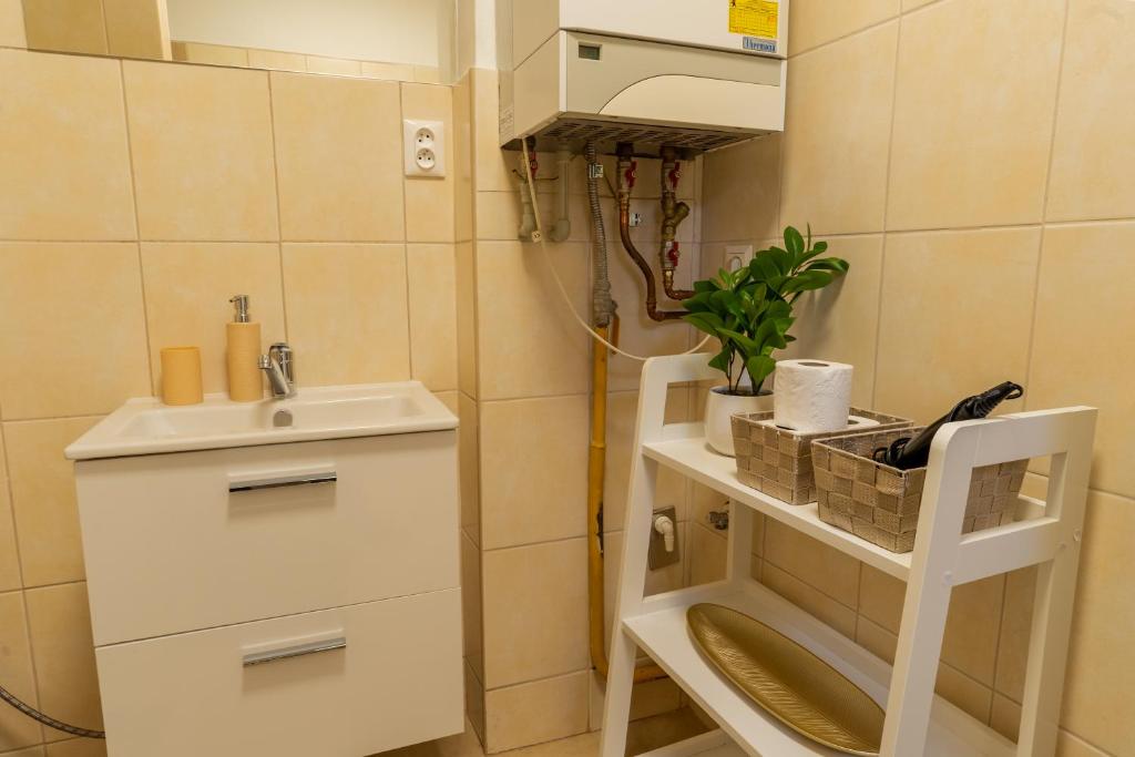 Kuchyňa alebo kuchynka v ubytovaní Apartmány KRAKENS