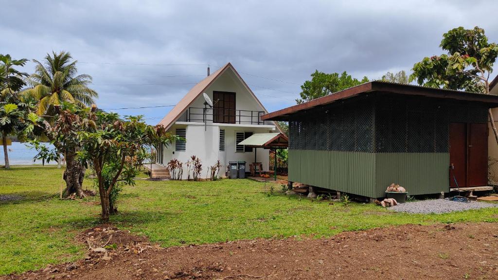 Zahrada ubytování TIVA PERL LODGE TAHAA