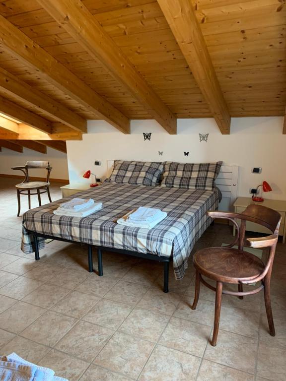 Postel nebo postele na pokoji v ubytování B&B La Salina