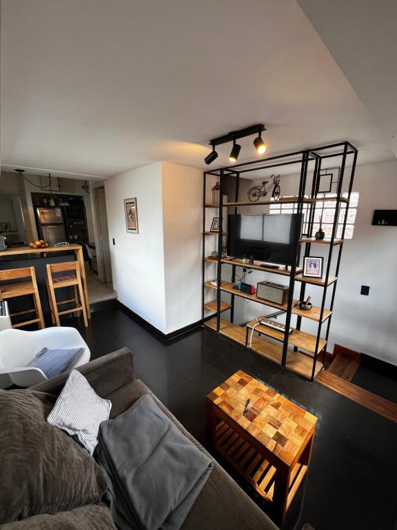 Poschodová posteľ alebo postele v izbe v ubytovaní Avellaneda