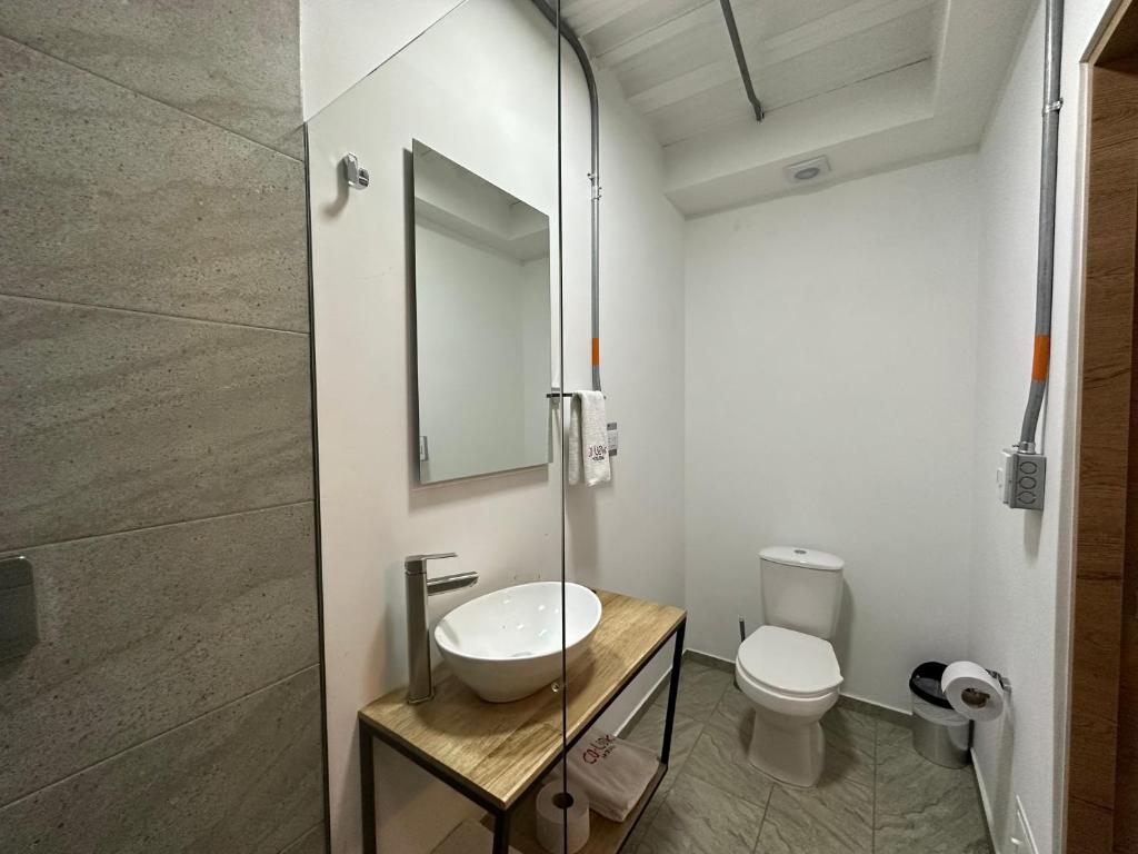 Koupelna v ubytování CoLinkHouse Hotel