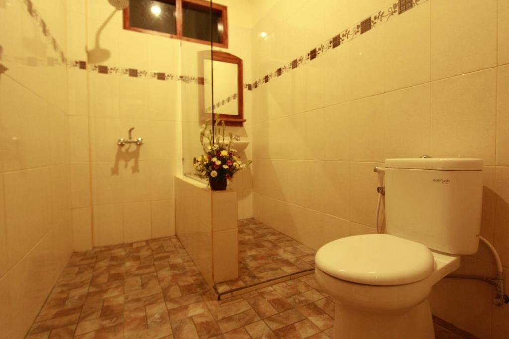 Koupelna v ubytování Loris Homestay