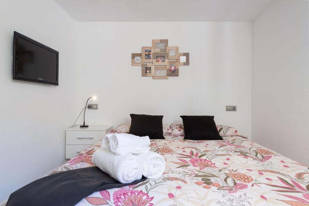 Cama o camas de una habitación en Apartment Lyon - Alcúdia - ETVPL15408