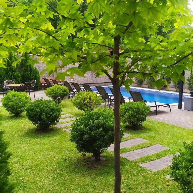 Bazén v ubytování Vinum Hotel nebo v jeho okolí