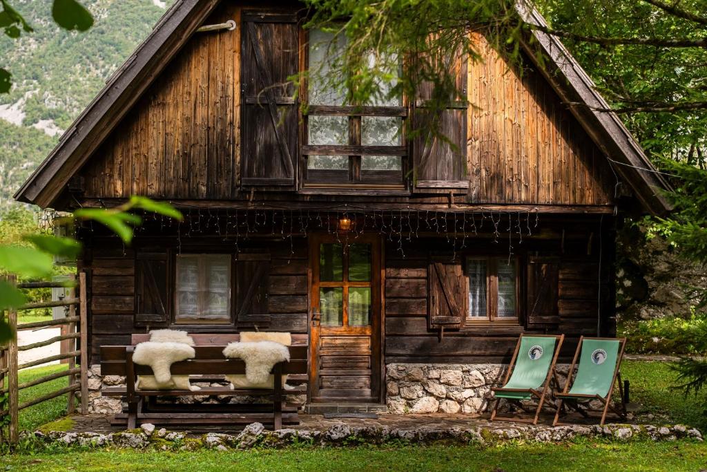 Zahrada ubytování Pristava Lepena Village