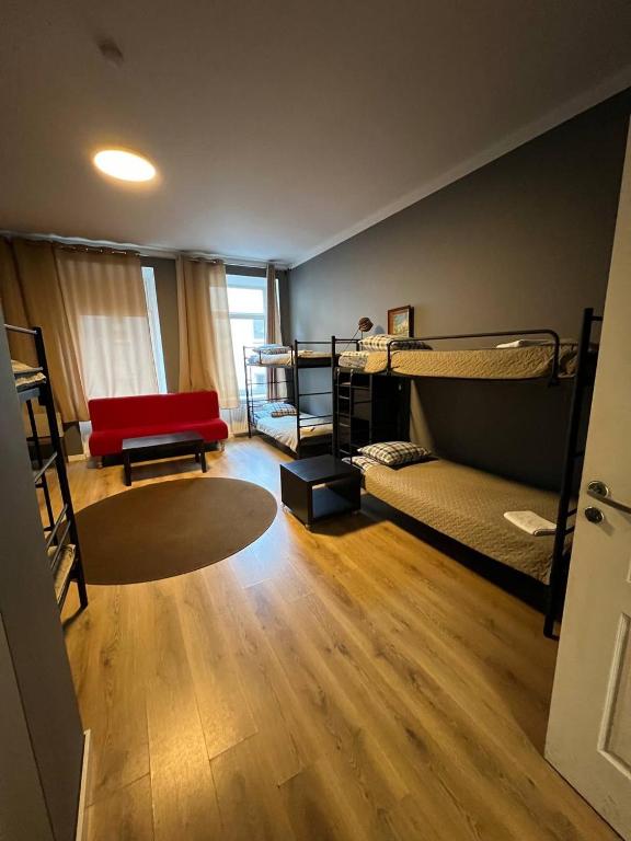 Postel nebo postele na pokoji v ubytování Centro Hostel